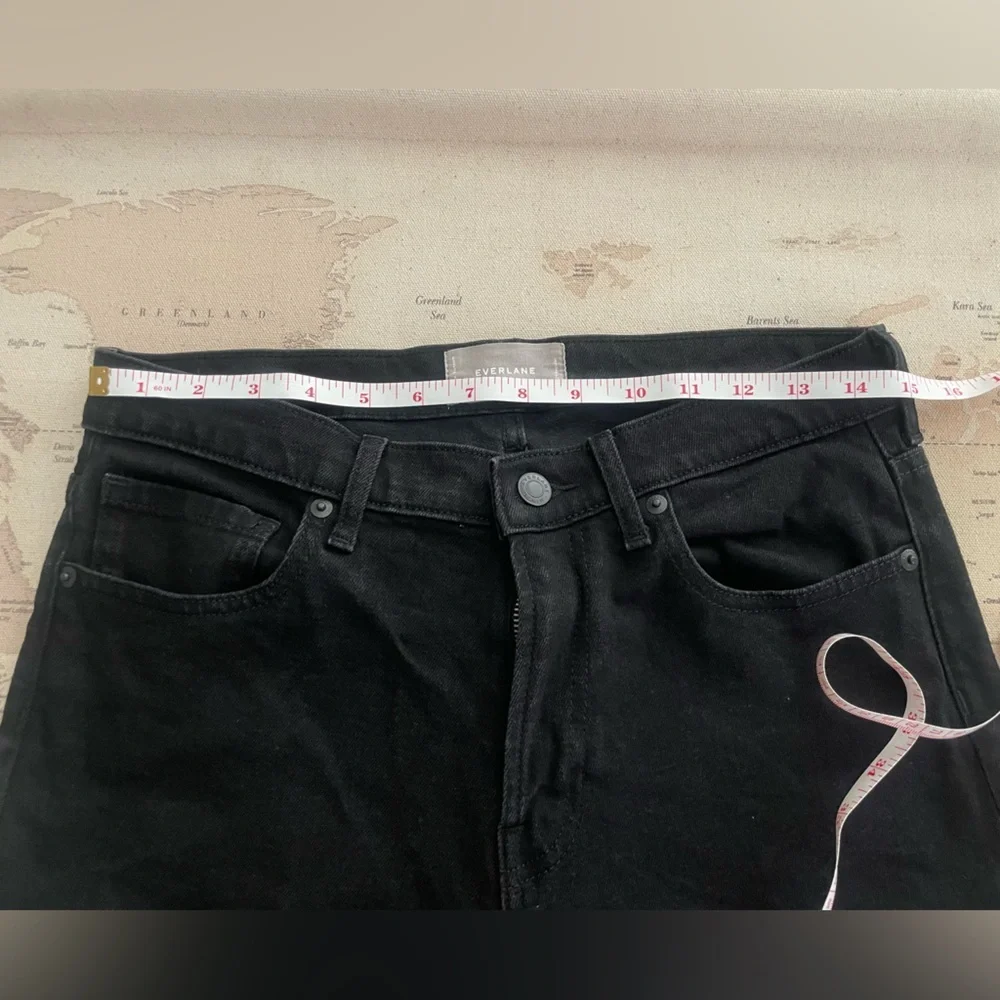 Everlane Black Mid Rise Jeans Size 29 Regular - Picture 10 of 14